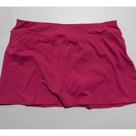 Lands' End Pink Paisley Floral Underwire Tankini & Swim Skirt/Brief Women's 8P - Picture 2 of 12